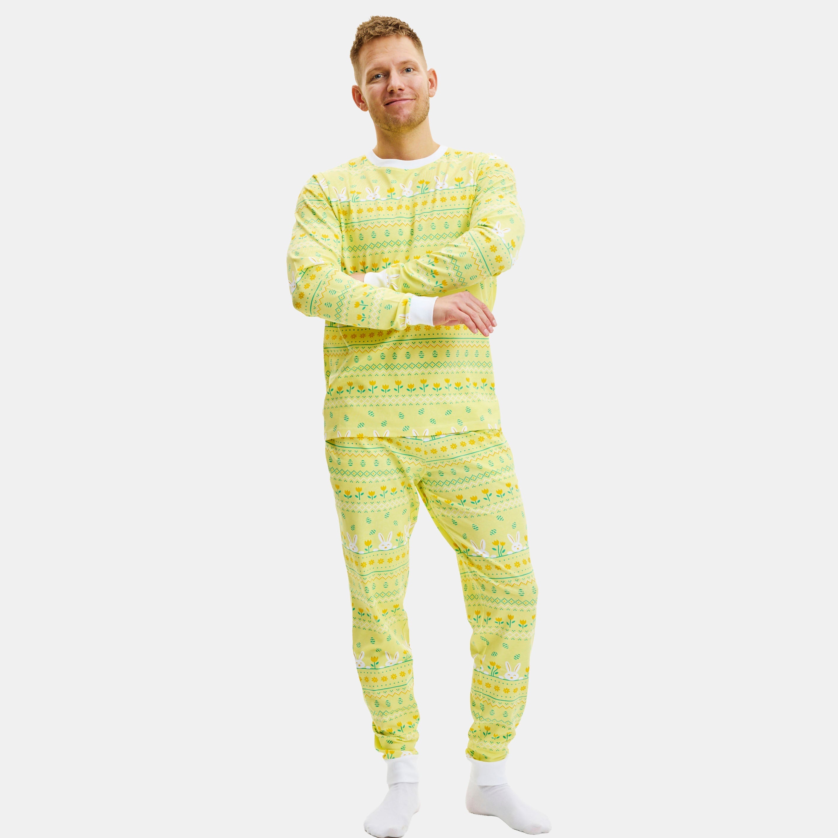 Elegant kanin påskepysj - Herre.